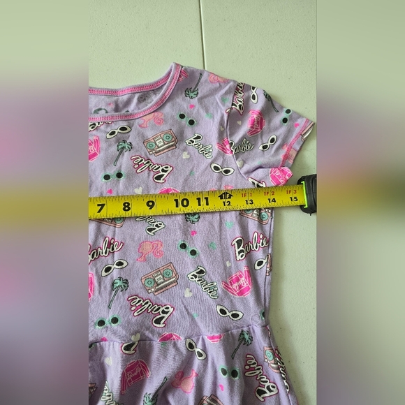 Girls Barbie dress purple size 10-12 - Picture 5 of 6